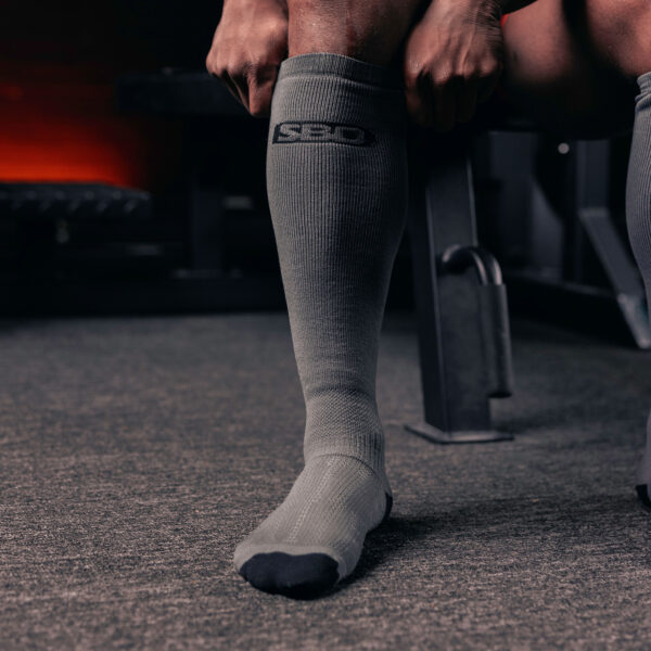 Chaussettes de deadlift - Gris FORGE – Image 2
