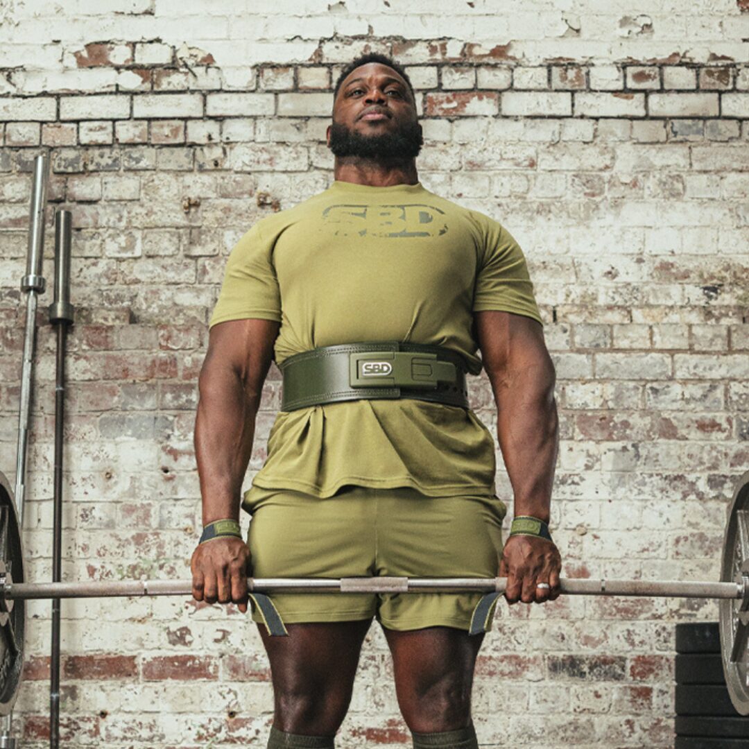 sangles sbd kaki pour musculation et sports de force