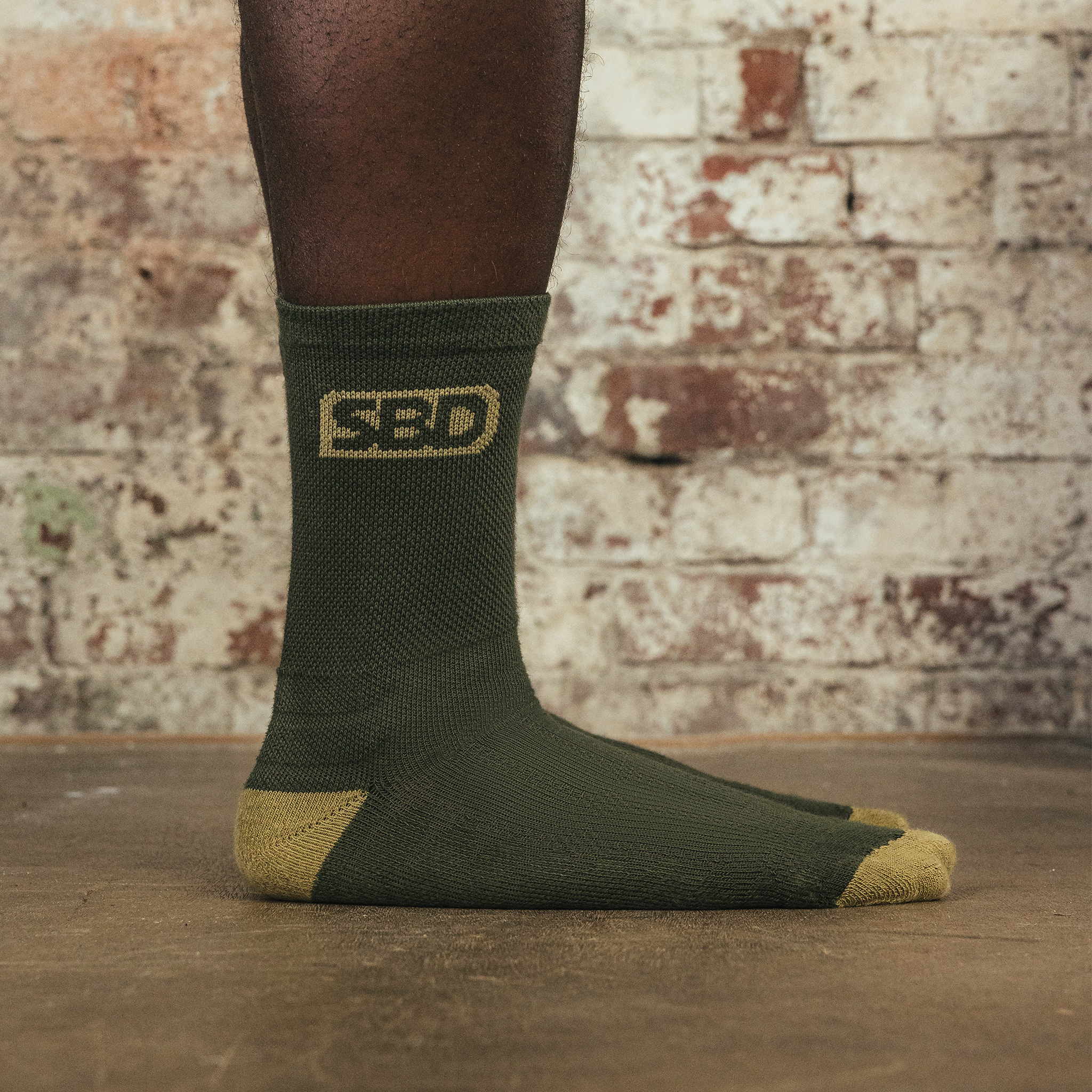 chaussettes de sport SBD kaki